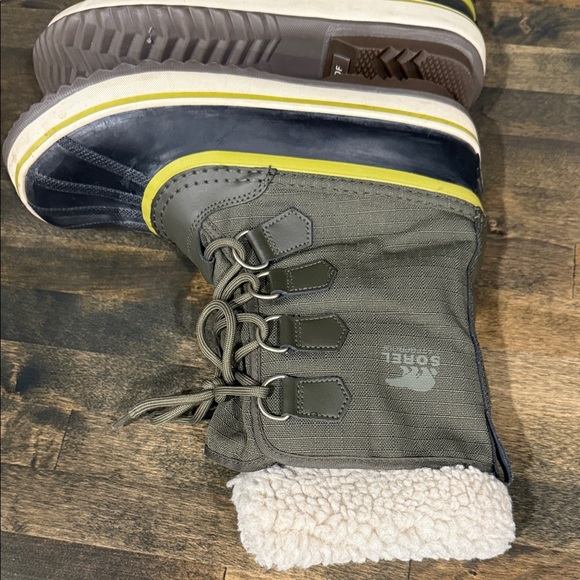 Sorel Winter Carnival Waterproof Snow Boots - Forest Green Size 7.5 - Picture 9 of 15